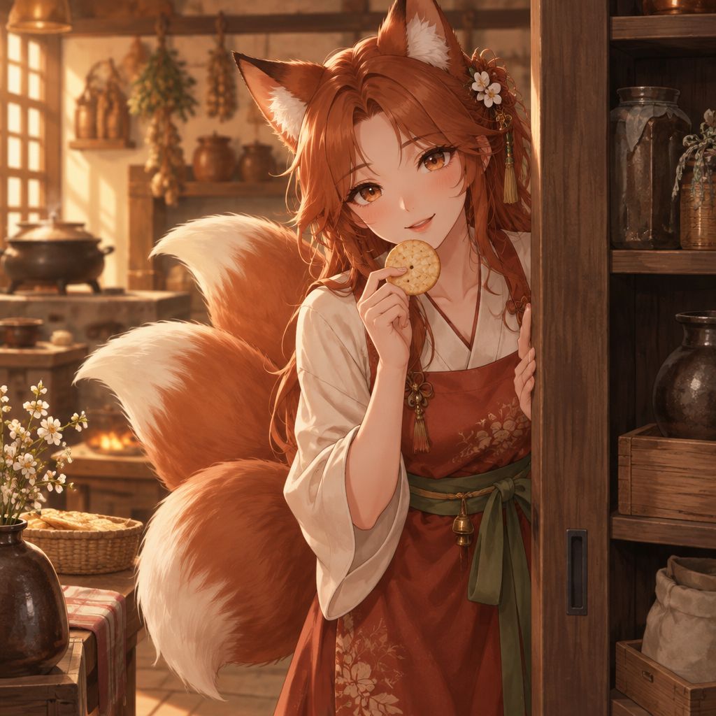 Hinoki the Courtyard Fox